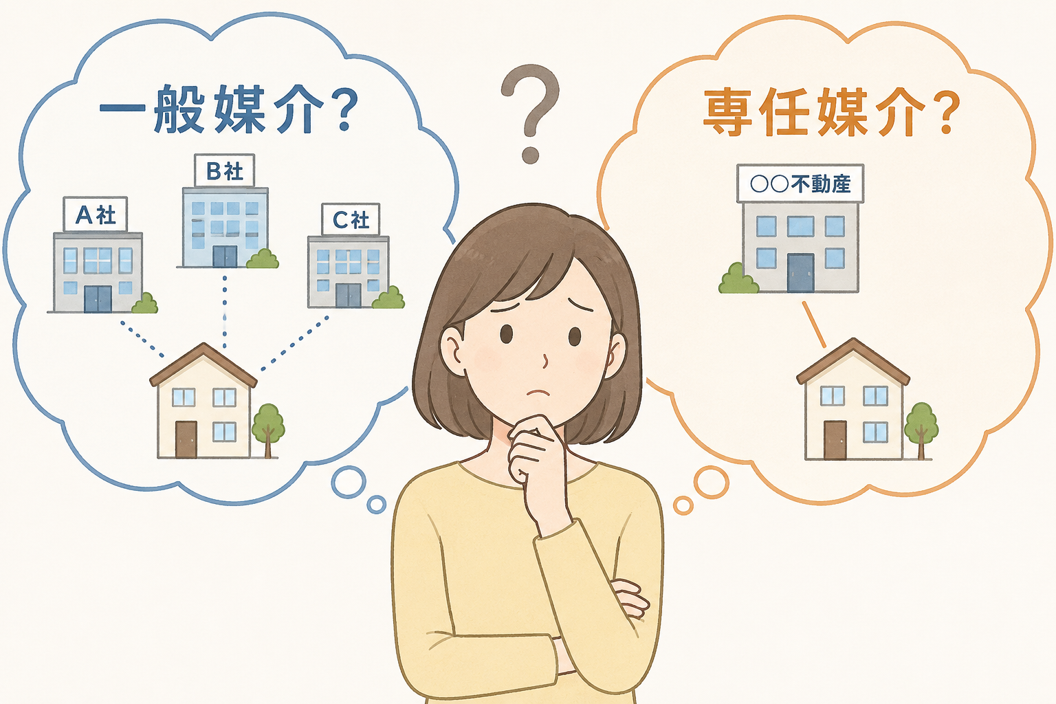 たくさんの不動産会社に頼めば、売れやすくなるのか　――「専任媒介」と「一般媒介」、それぞれの強みと実際の売れ方