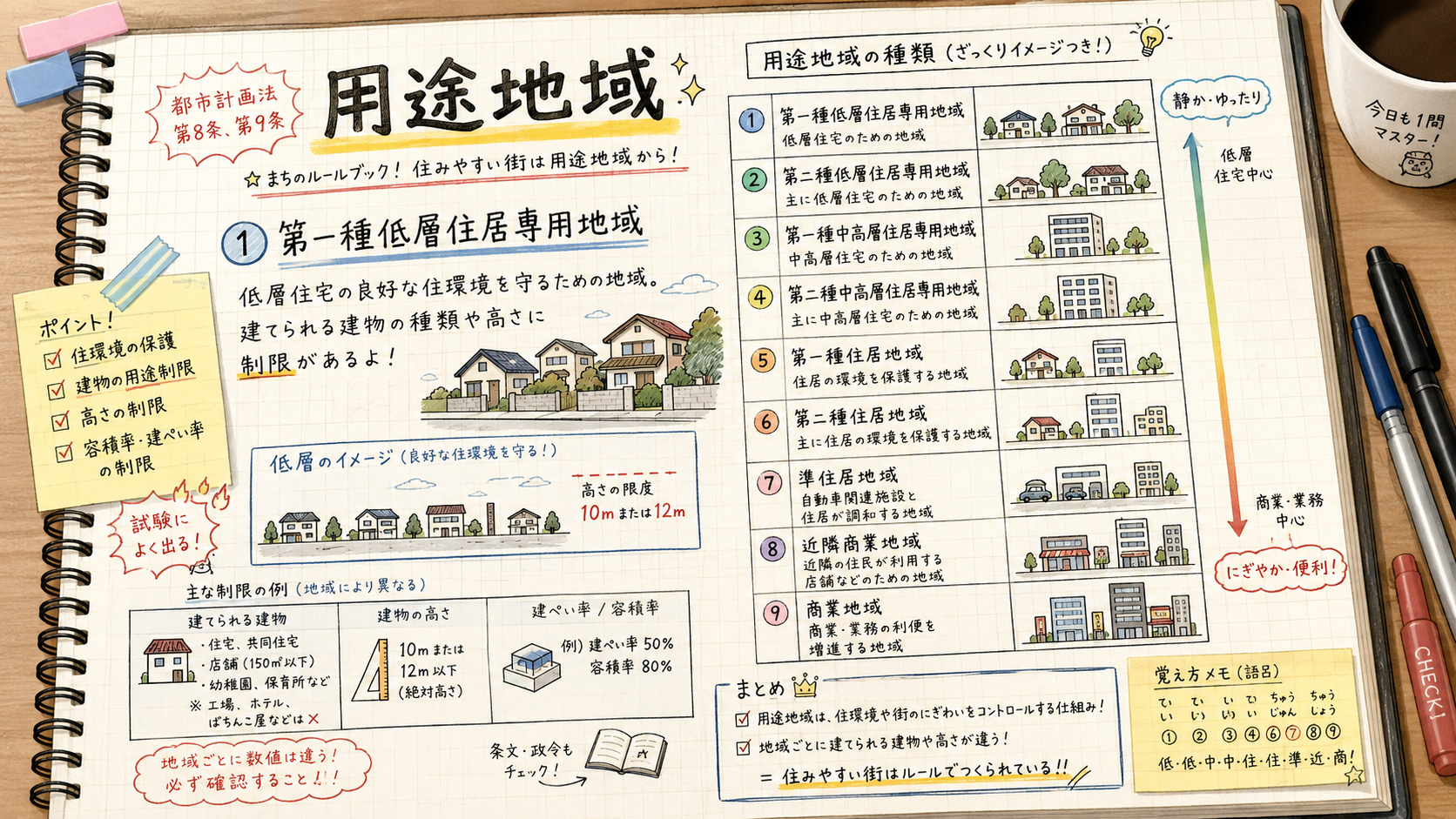 声に出して読みたくなる「第一種低層住居専用地域」